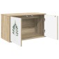 vidaXL Κρεμαστός θρανίο τηλεόρασης HANAU 69 x 33 x 40 εκ Sonoma Δρυς