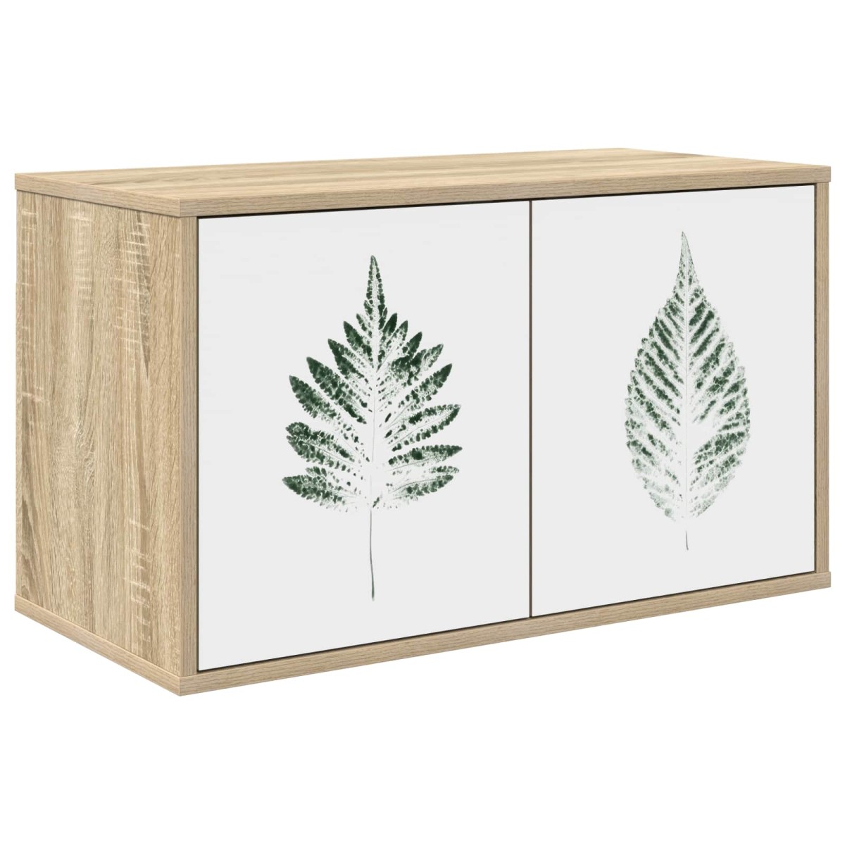 vidaXL Κρεμαστός θρανίο τηλεόρασης HANAU 69 x 33 x 40 εκ Sonoma Δρυς