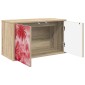 vidaXL Κρεμαστός θρανίο τηλεόρασης AACHEN 69 x 33 x 40 εκ Sonoma Δρυς