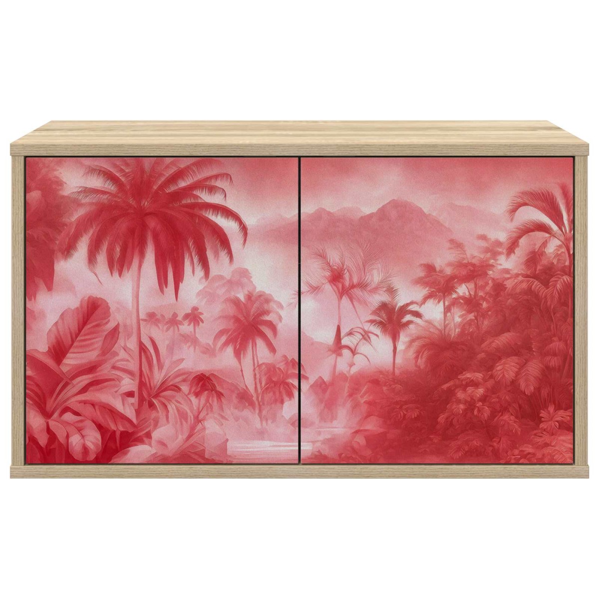 vidaXL Κρεμαστός θρανίο τηλεόρασης AACHEN 69 x 33 x 40 εκ Sonoma Δρυς