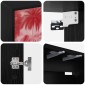 vidaXL Κρεμαστός θρανίο τηλεόρασης AACHEN 69 x 33 x 40 εκ Μαύρη Δρυς