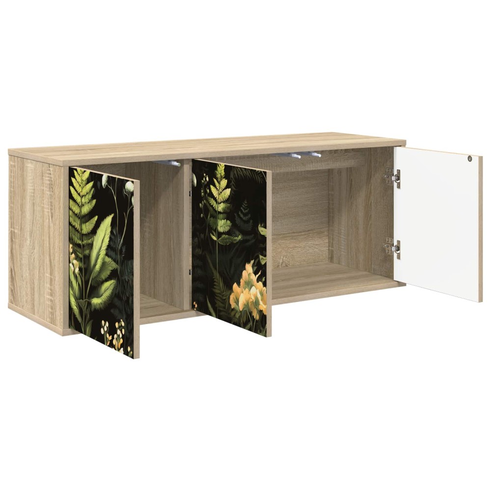vidaXL Κρεμαστός θρανίο τηλεόρασης RHENEN 102 x 33 x 40 εκ.