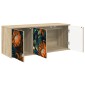 vidaXL Κρεμαστός θρανίο τηλεόρασης LOCHEM 102 x 33 x 40 εκ.