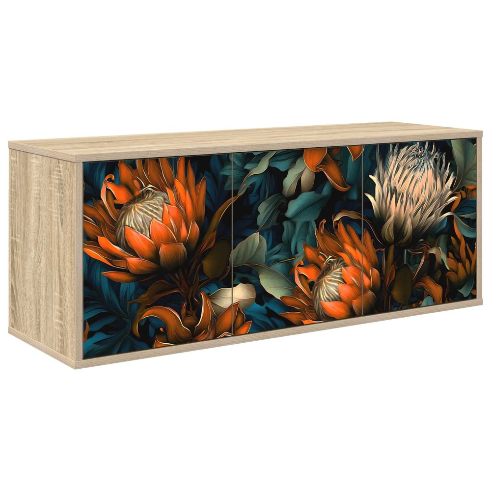 vidaXL Κρεμαστός θρανίο τηλεόρασης LOCHEM 102 x 33 x 40 εκ.