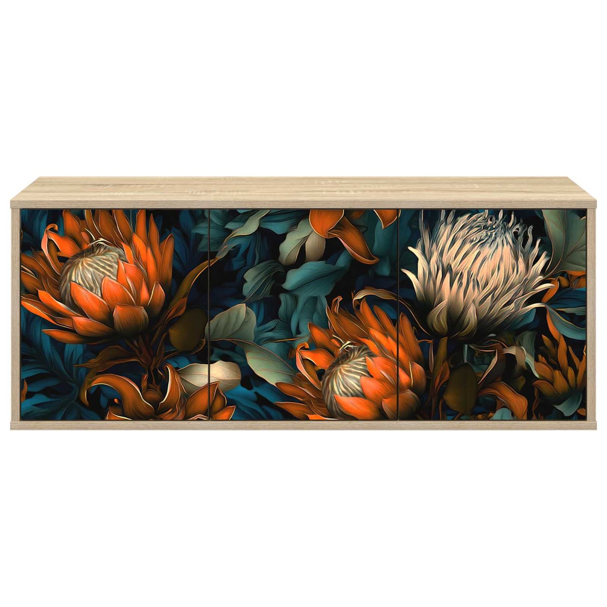 vidaXL Κρεμαστός θρανίο τηλεόρασης LOCHEM 102 x 33 x 40 εκ.