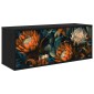 vidaXL Κρεμαστός θρανίο τηλεόρασης LOCHEM 102 x 33 x 40 εκ. Μαύρη Δρυς