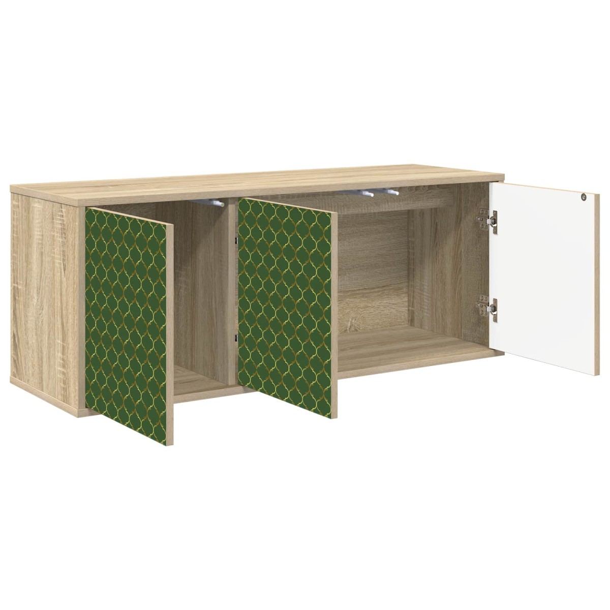 vidaXL Κρεμαστός θρανίο τηλεόρασης GELEEN 102 x 33 x 40 εκ.