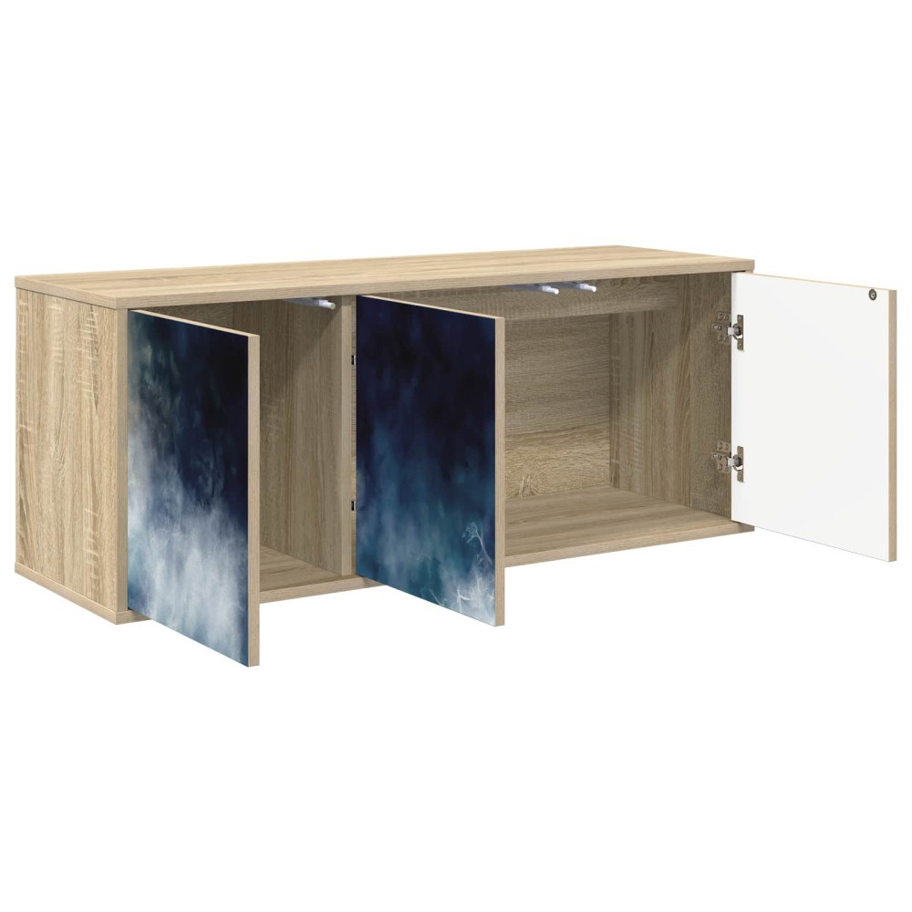 vidaXL Κρεμαστός θρανίο τηλεόρασης RAALTE 102 x 33 x 40 εκ.