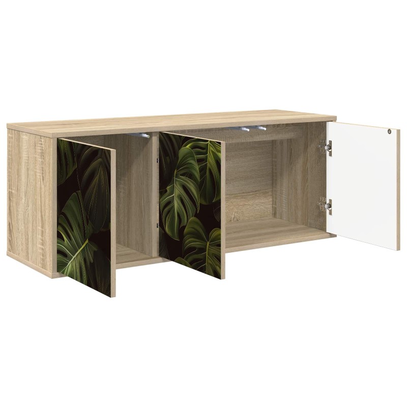 vidaXL Κρεμαστός θρανίο τηλεόρασης ELBURG 102 x 33 x 40 εκ.