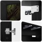 vidaXL Κρεμαστός θρανίο τηλεόρασης ELBURG 102 x 33 x 40 εκ. Μαύρη Δρυς