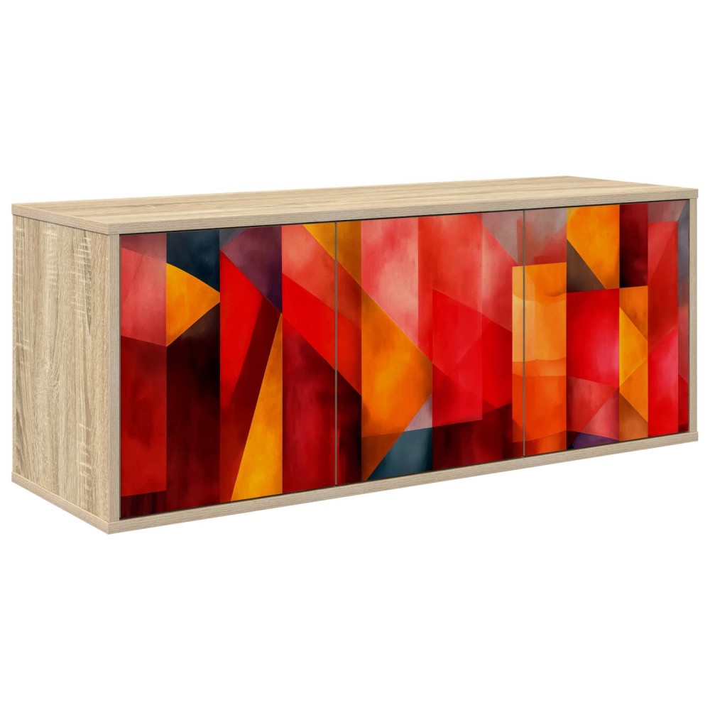 vidaXL Κρεμαστός θρανίο τηλεόρασης HEESCH 102 x 33 x 40 εκ.