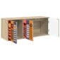 vidaXL Κρεμαστός θρανίο τηλεόρασης ESSEN 102 x 33 x 40 εκ. Sonoma Δρυς