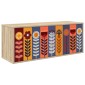 vidaXL Κρεμαστός θρανίο τηλεόρασης ESSEN 102 x 33 x 40 εκ. Sonoma Δρυς