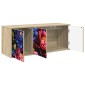 vidaXL Κρεμαστός θρανίο τηλεόρασης KIEL 102 x 33 x 40 εκ. Sonoma Δρυς