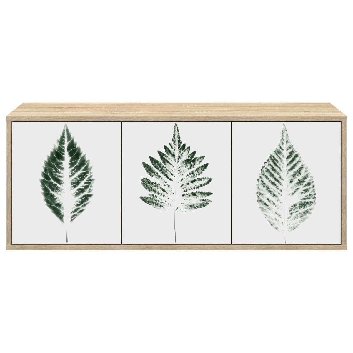 vidaXL Κρεμαστός θρανίο τηλεόρασης HANAU 102 x 33 x 40 εκ. Sonoma Δρυς