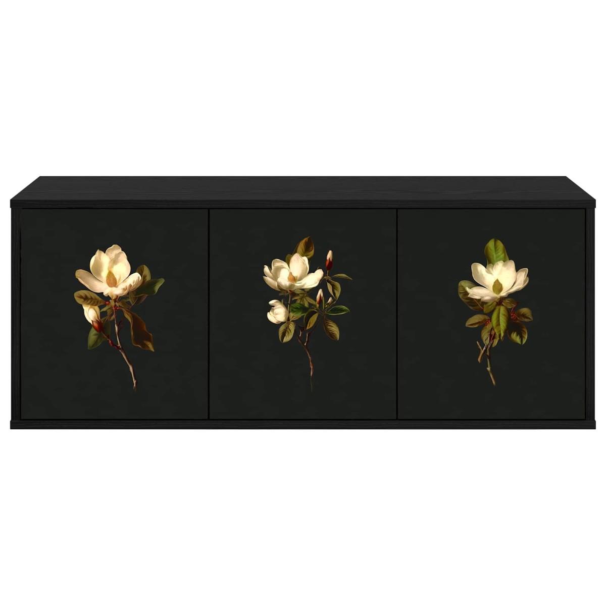 vidaXL Κρεμαστός θρανίο τηλεόρασης BREMEN 102 x 33 x 40 εκ. Μαύρη Δρυς