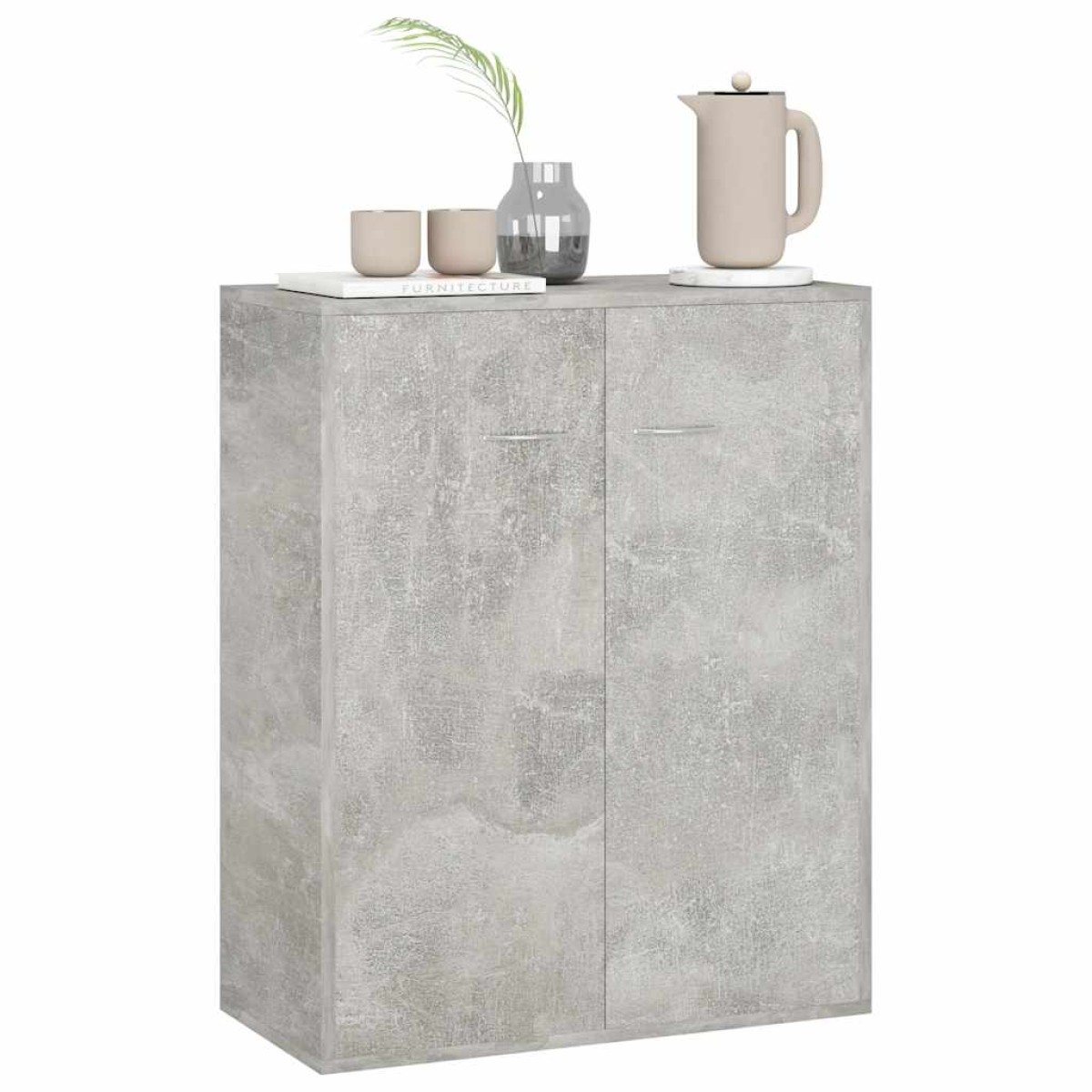 vidaXL Ντουλάπι Γκρι του Σκυροδέματος 60 x 30 x 75 εκ. από Μοριοσανίδα