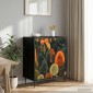 vidaXL Κουτί με συρτάρια ZAANDAM Σχέδιο δάσους 66 x 36,5 x 76 εκ.