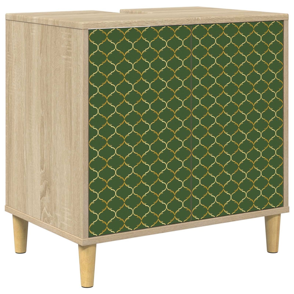 vidaXL Ντουλάπι Μπάνιου GELEEN Sonoma 60 x 40 x 60 εκ
