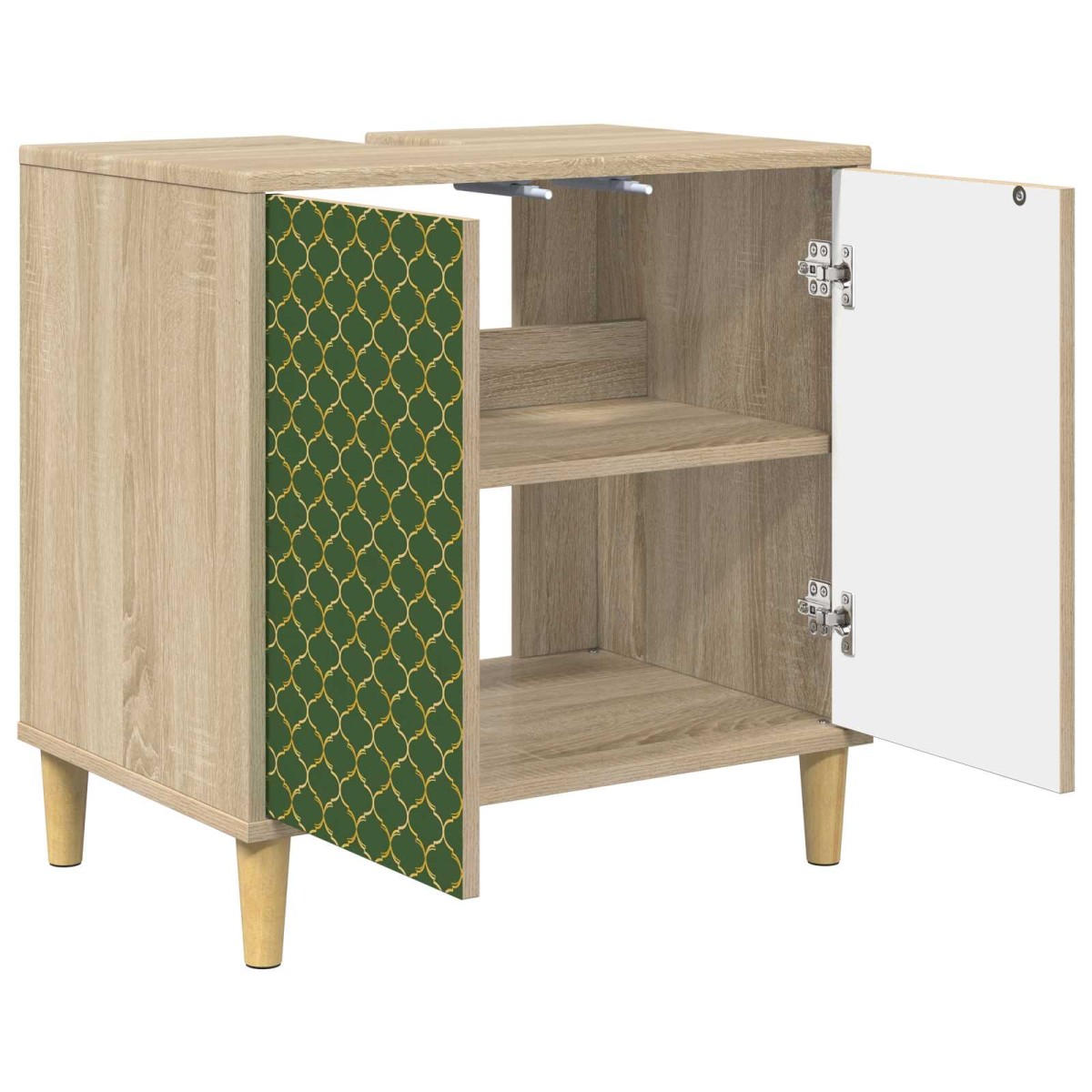 vidaXL Ντουλάπι Μπάνιου GELEEN Sonoma 60 x 40 x 60 εκ