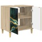 vidaXL Ντουλάπι Μπάνιου WIJHE Sonoma 60 x 40 x 60 εκ