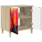 vidaXL Ντουλάπι Μπάνιου HEESCH Sonoma 60 x 40 x 60 εκ