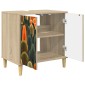 vidaXL Ντουλάπι Μπάνιου ZAANDAM Sonoma 60 x 40 x 60 εκ