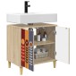 vidaXL Ντουλάπι Μπάνιου ESSEN Sonoma 60 x 40 x 60 εκ