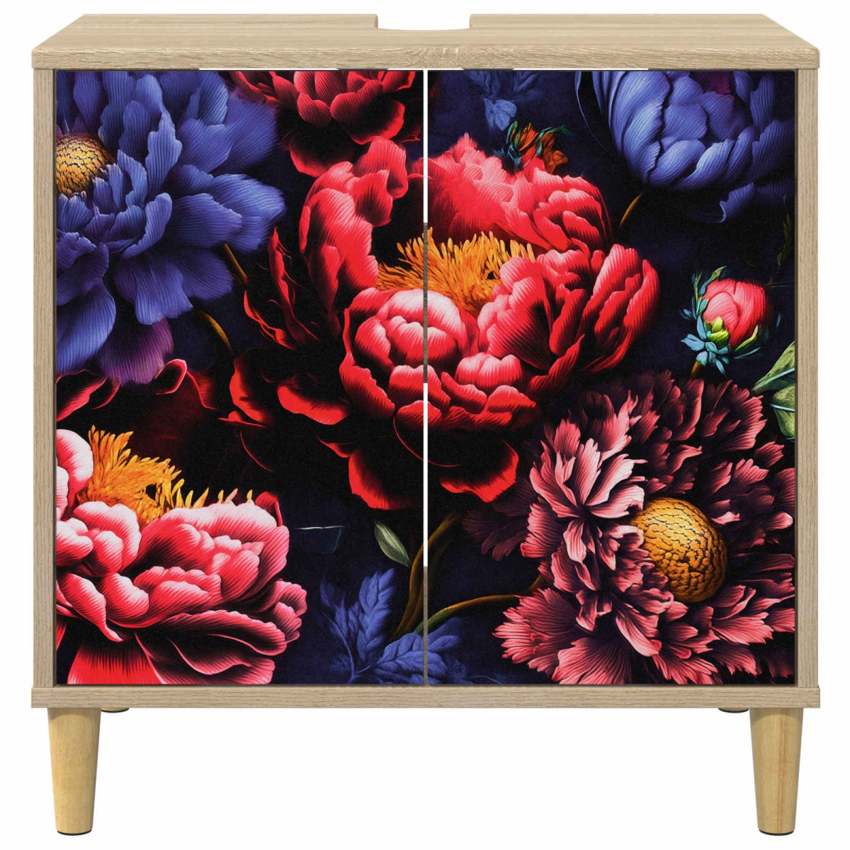 vidaXL Ντουλάπι Μπάνιου KIEL Sonoma 60 x 40 x 60 εκ Επεξεργασμένο Ξύλο
