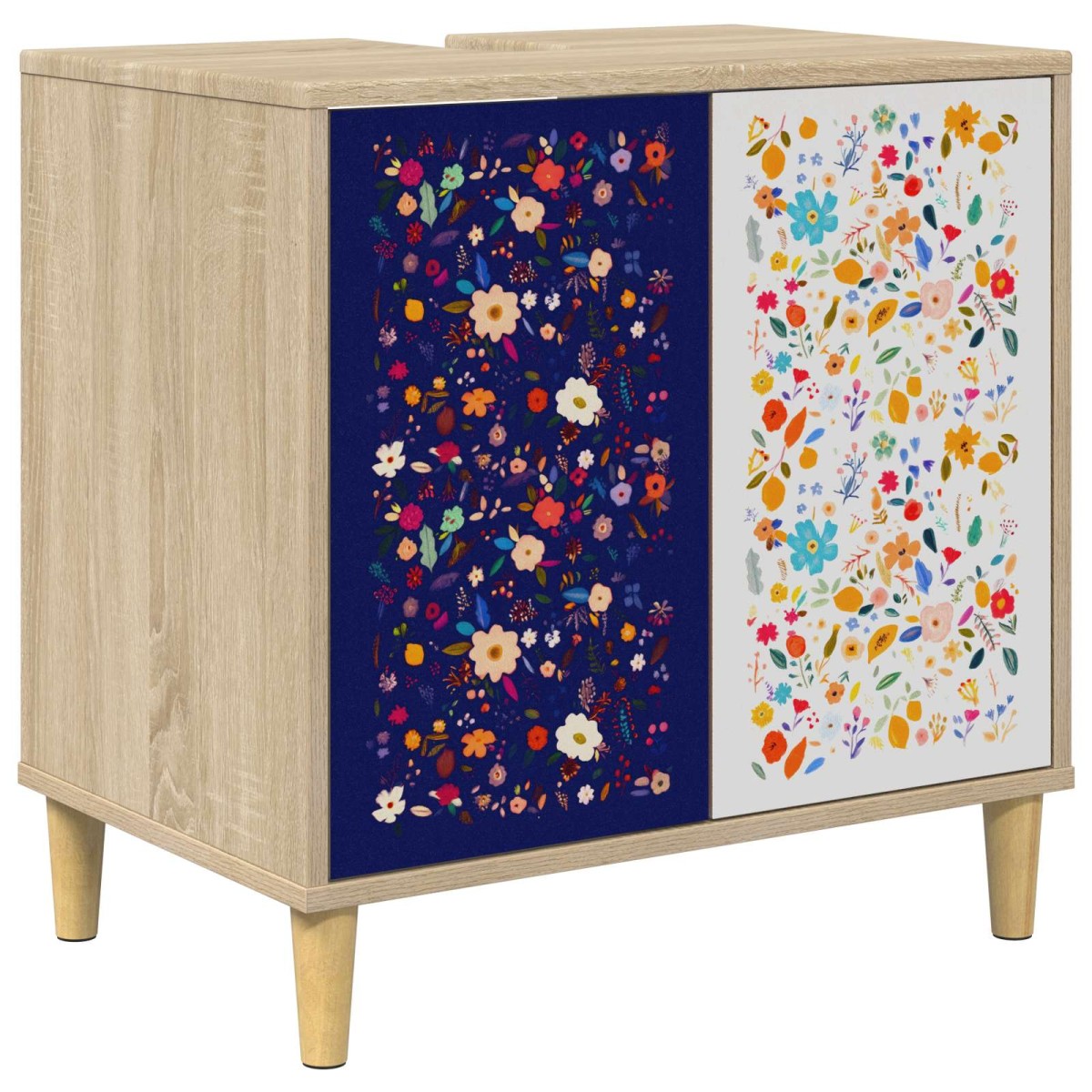vidaXL Ντουλάπι Μπάνιου MAINZ Sonoma 60 x 40 x 60 εκ