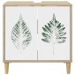 vidaXL Ντουλάπι Μπάνιου HANAU Sonoma 60 x 40 x 60 εκ