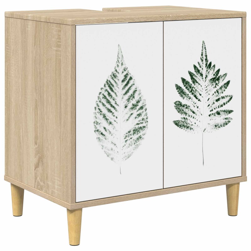vidaXL Ντουλάπι Μπάνιου HANAU Sonoma 60 x 40 x 60 εκ