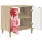 vidaXL Ντουλάπι Μπάνιου AACHEN Sonoma 60 x 40 x 60 εκ