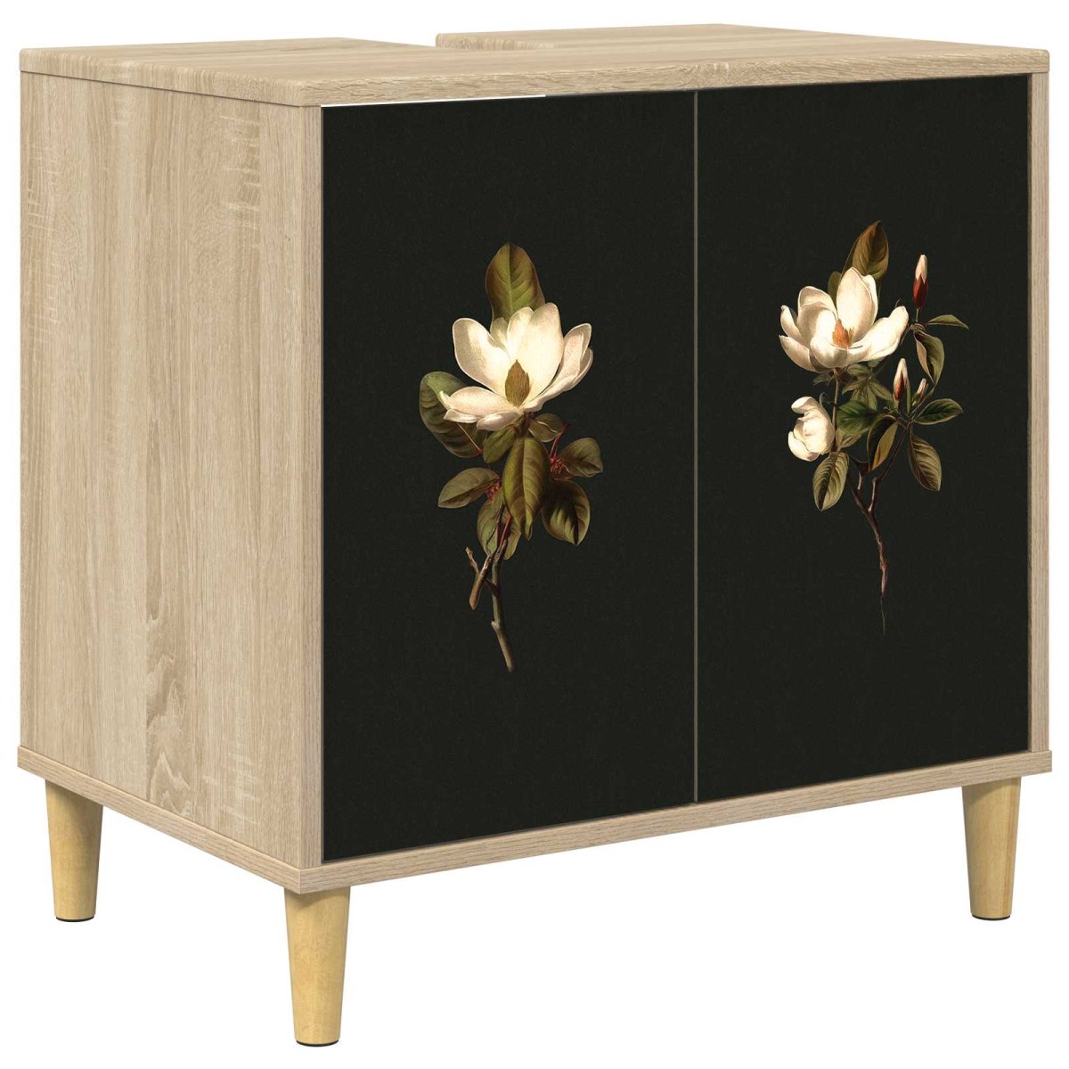 vidaXL Ντουλάπι Μπάνιου BREMEN Sonoma 60 x 40 x 60 εκ