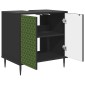 vidaXL Ντουλάπι Μπάνιου GELEEN Μαύρη Δρυς 60 x 40 x 61 εκ
