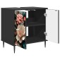 vidaXL Ντουλάπι Μπάνιου BORNE Μαύρη Δρυς 60 x 40 x 61 εκ