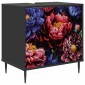 vidaXL Ντουλάπι Μπάνιου KIEL Μαύρη Δρυς 60 x 40 x 61 εκ
