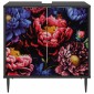 vidaXL Ντουλάπι Μπάνιου KIEL Μαύρη Δρυς 60 x 40 x 61 εκ
