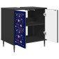 vidaXL Ντουλάπι Μπάνιου MAINZ Μαύρη Δρυς 60 x 40 x 61 εκ