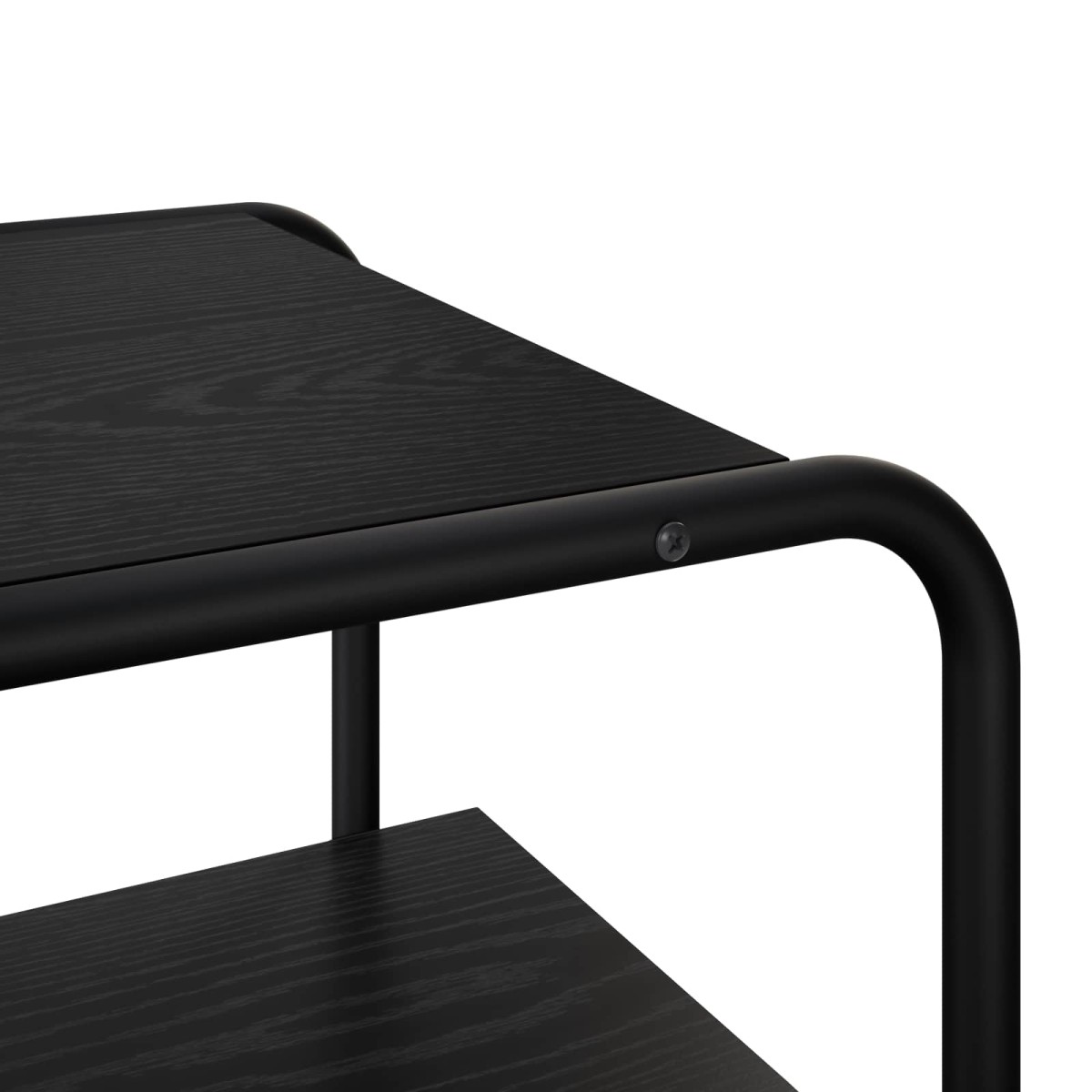 vidaXL Τραπέζι κονσόλας Μαύρη Δρυς 60 x 42,5 x 70 εκ