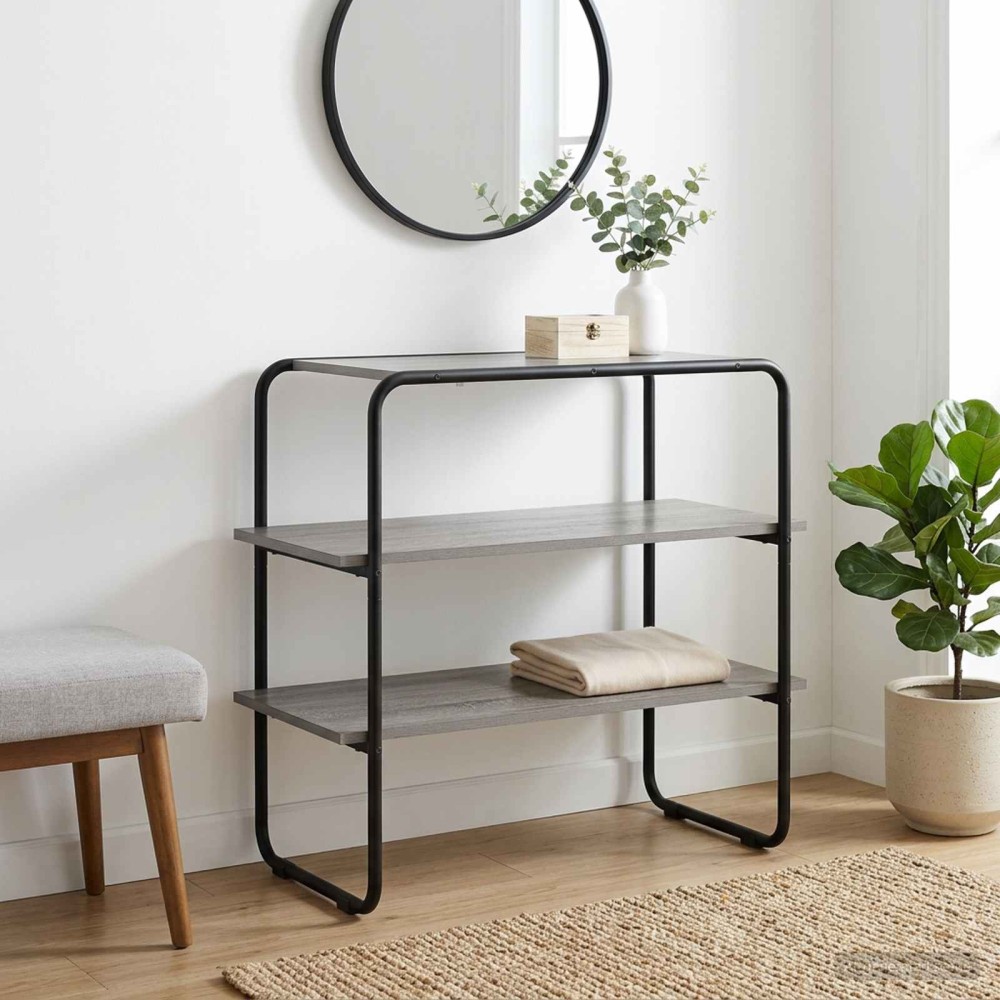 vidaXL Τραπέζι κονσόλας Γκρι Sonoma 100 x 41 x 75 εκ