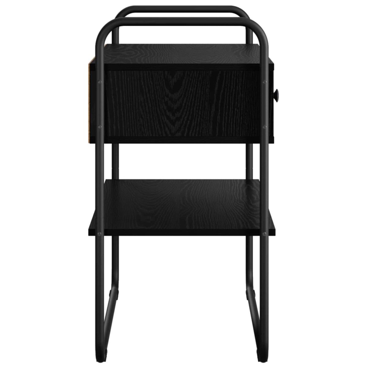 vidaXL Τραπέζι κονσόλας Μαύρη Δρυς 100 x 40 x 75 cm Επεξεργασμένο Ξύλο