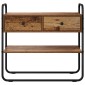 vidaXL Τραπέζι κονσόλας Παλαιωμένο ξύλο 100 x 40 x 75 cm