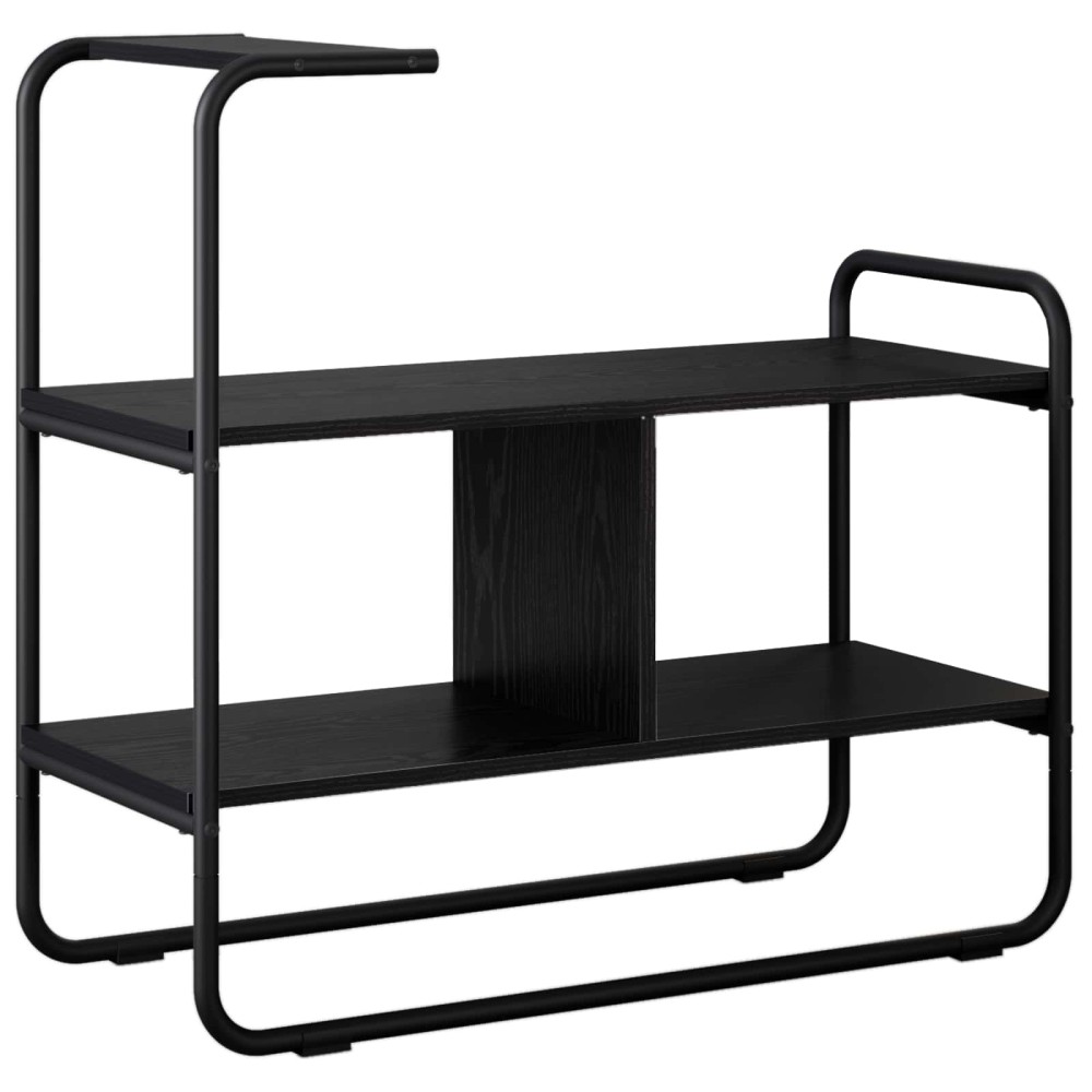 vidaXL Τραπέζι κονσόλας Μαύρη Δρυς 80 x 35 x 75 cm Επεξεργασμένο Ξύλο