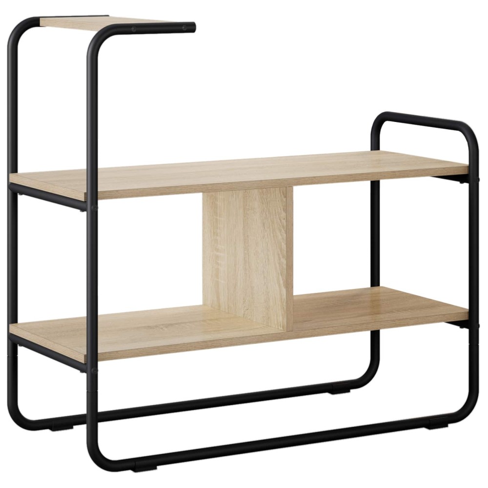 vidaXL Τραπέζι κονσόλας Sonoma Δρυς 80 x 35 x 75 cm Επεξεργασμένο Ξύλο