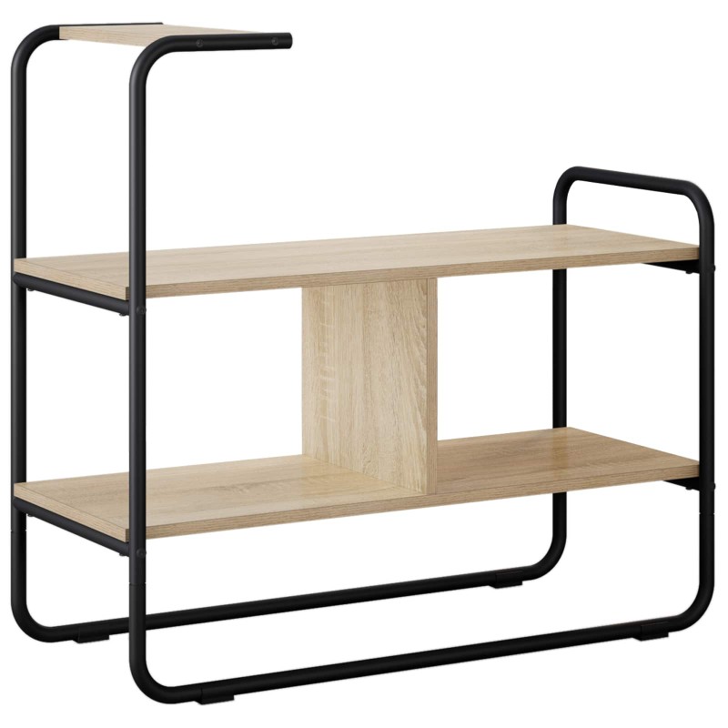 vidaXL Τραπέζι κονσόλας Sonoma Δρυς 80 x 35 x 75 cm Επεξεργασμένο Ξύλο