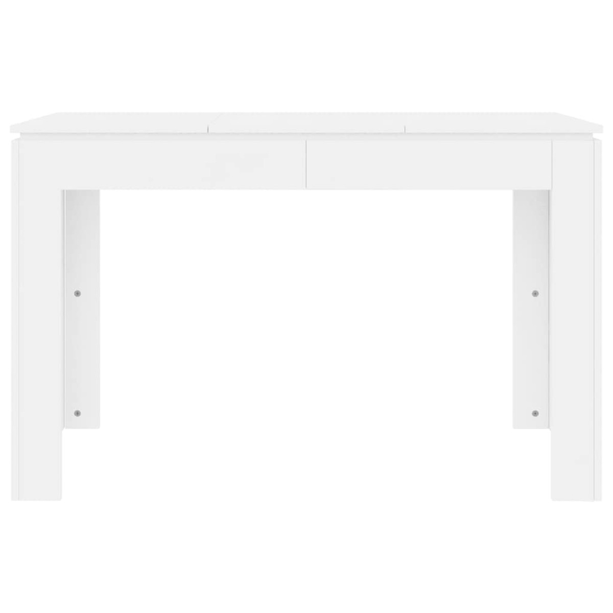 vidaXL Τραπεζαρία Λευκή 120 x 60 x 76 εκ. από Μοριοσανίδα