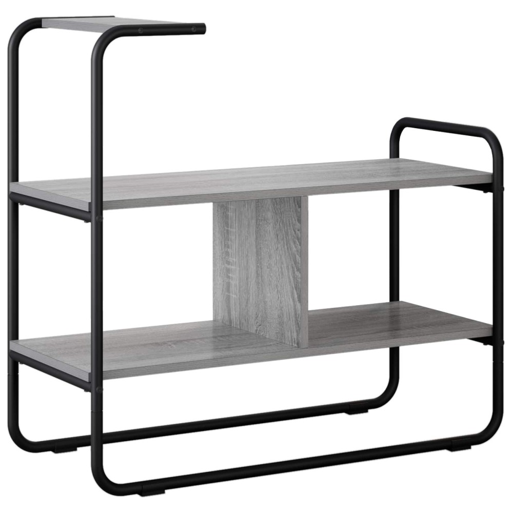 vidaXL Τραπέζι κονσόλας Γκρι Sonoma 80 x 35 x 75 cm Επεξεργασμένο Ξύλο