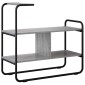 vidaXL Τραπέζι κονσόλας Γκρι Sonoma 80 x 35 x 75 cm Επεξεργασμένο Ξύλο