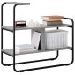 vidaXL Τραπέζι κονσόλας Γκρι Sonoma 80 x 35 x 75 cm Επεξεργασμένο Ξύλο
